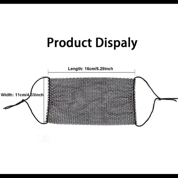 Breathable Rhinestone Mask - Picture 3 of 5